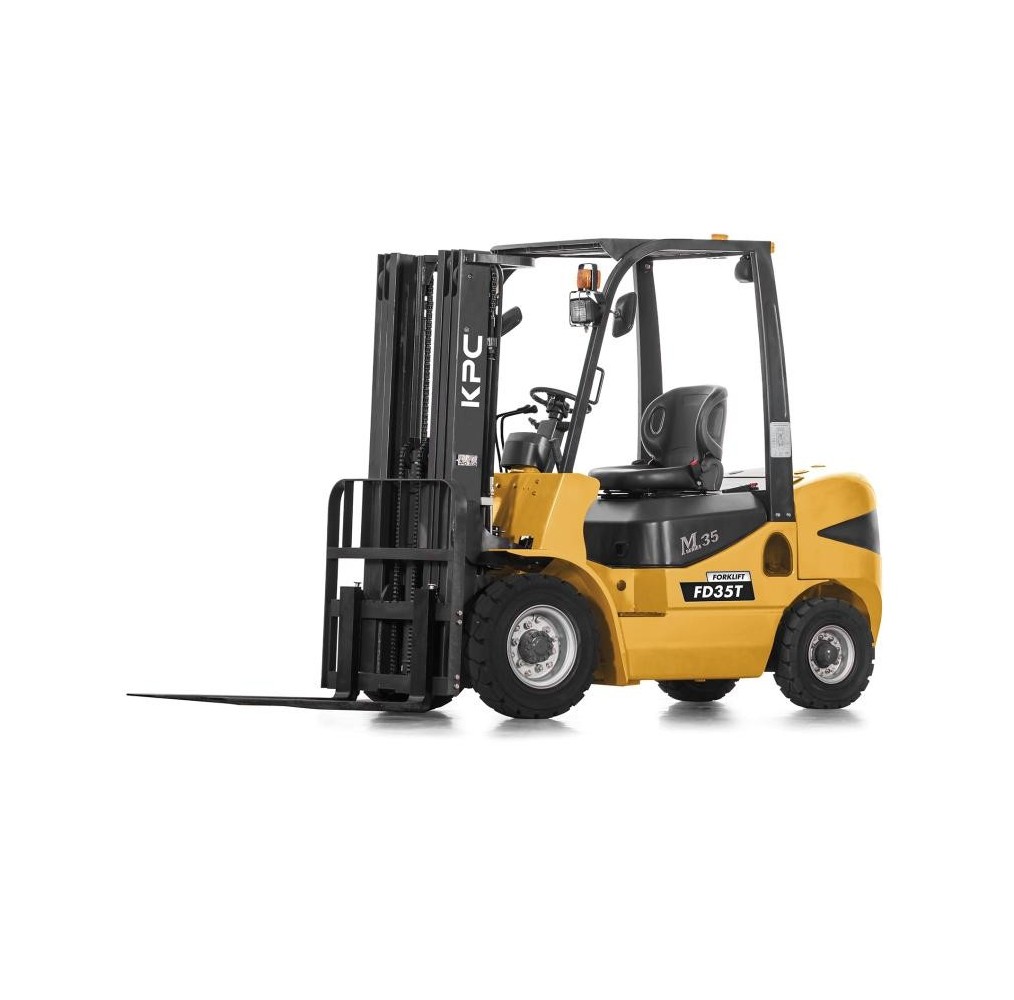 Chariot Élévateur KPC FD35T Diesel – 3 500 kg | Mât Triplex 4.8 m | Transmission Powershift
