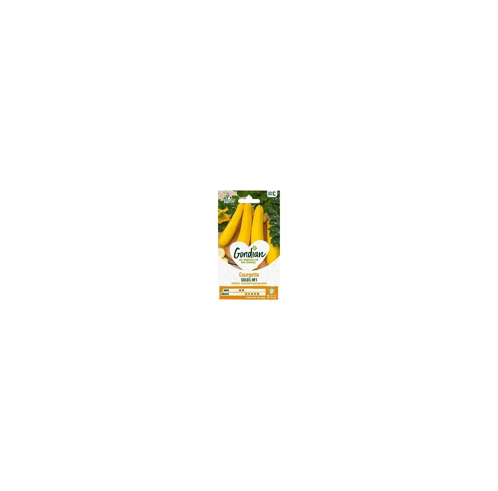 Courgette Soleil F1 Gondian – graines série C