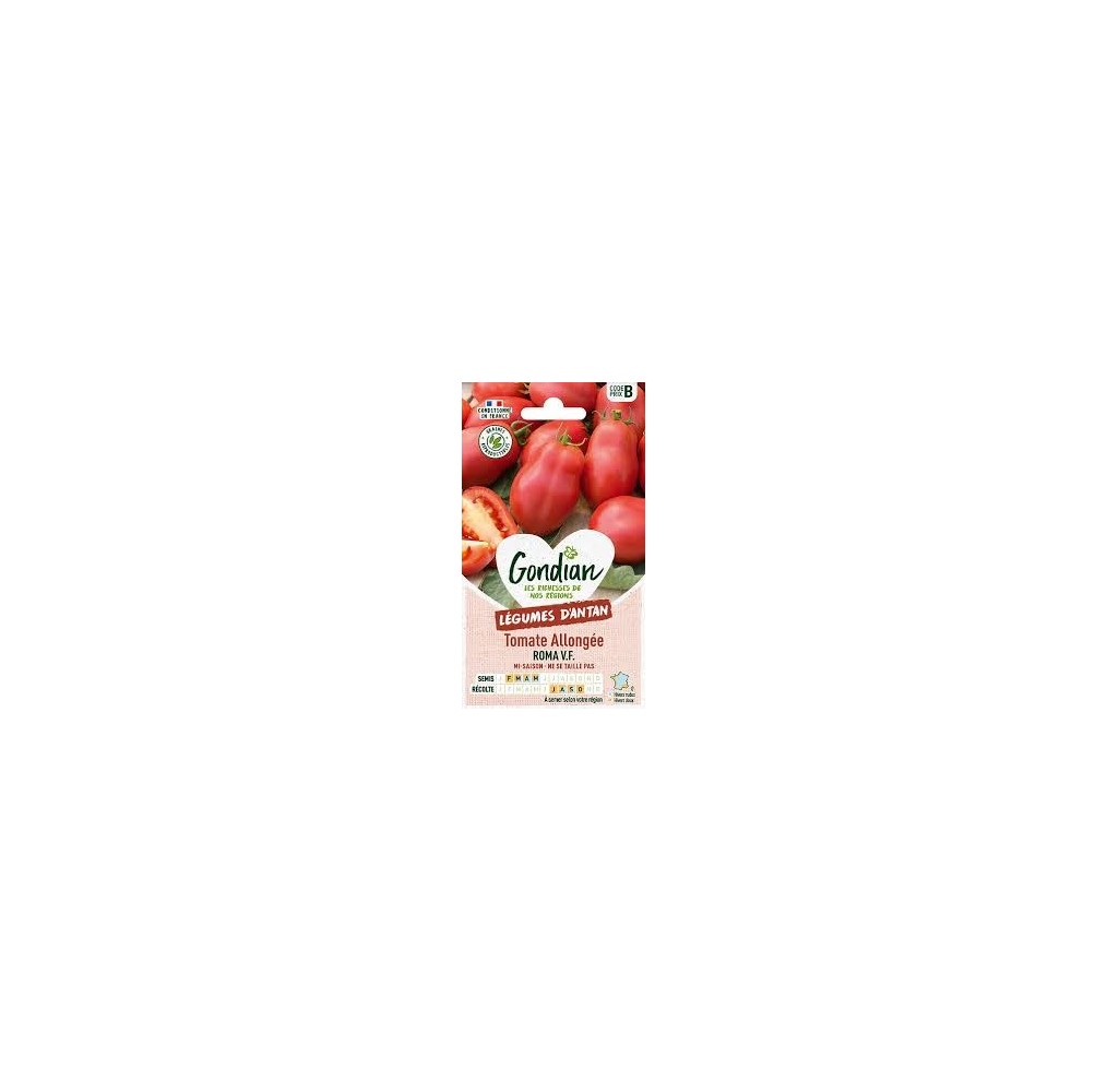 Tomate Roma VF – Graines Gondian
