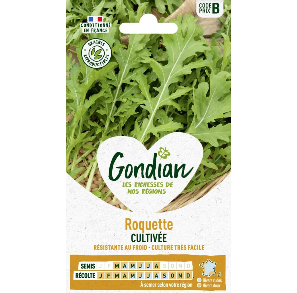 Roquette Cultivée – Graines Gondian