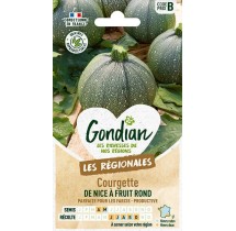 Courgette de Nice à Fruit Rond – Graines Gondian