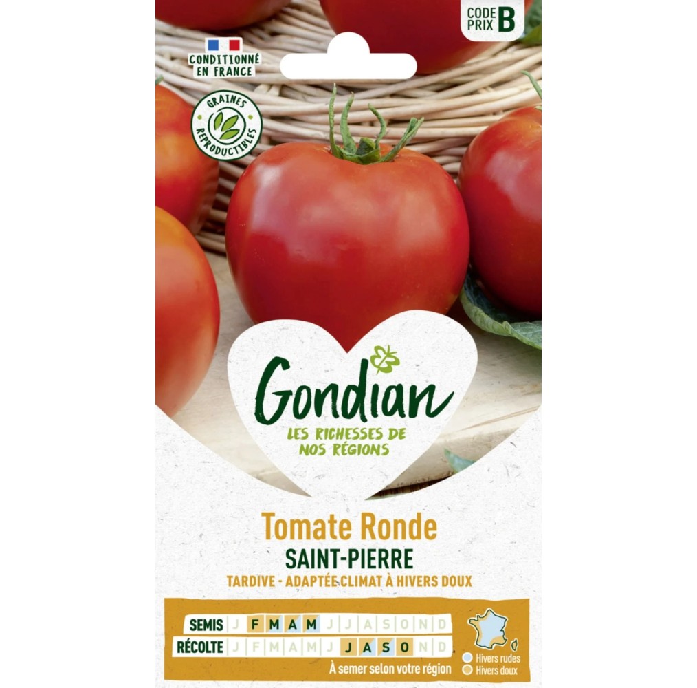 Tomate Saint Pierre – Graines Gondian