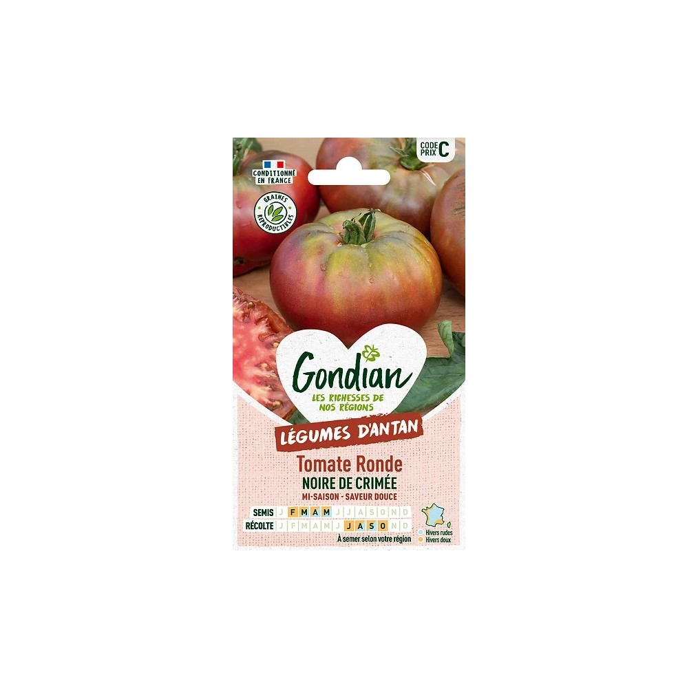 Tomate Noire de Crimée – Graines Gondian