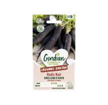 Radis Noir Gros Long d’Hiver – Graines Gondian