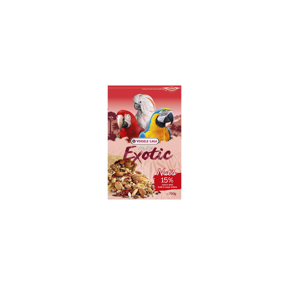 Versele-Laga Prestige Premium Exotic Nuts 750g | Mélange Aux Noix Pour Perroquets