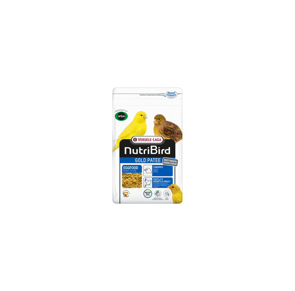 Versele-Laga NutriBird Gold Pâtée Humide Canaris 1kg | Pâtée Aux Œufs