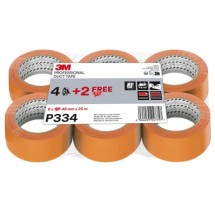 3M Lot 6 Rlx Facadier Orang 25MX48MM – Lot ref P334 (lot 4+2 Gratuits)