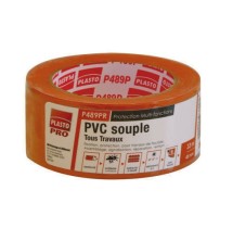 PLASTO Pvc Souple Ts Trav Orange 33X48 – Pvc Souple Adhésif Tous Travaux