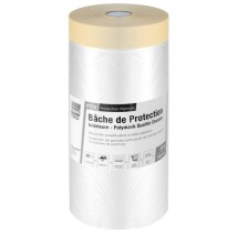 PLASTO P715 Bache - 1100MMX33M 857988 – Bache Protection Interieur