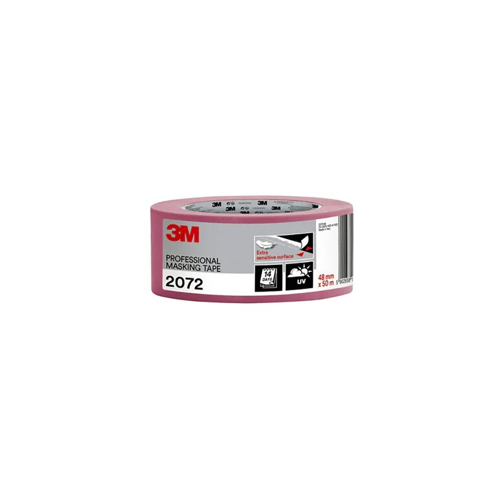 3M 2072 Masquage rose délicat 50MX48MM – Masquage SURFACES SENSIBLES