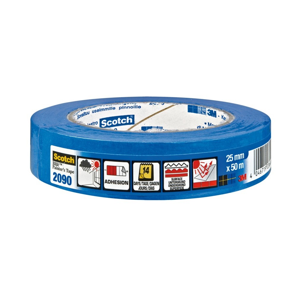 3M 2090 Masquage courbe bleu 50MX24MM – Masquage SP VITRES ET HUISSERIES