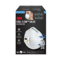 3M Lot 2 Masq Pliables FFP3 Anti-pouss – Grd Confort - avec Soupape